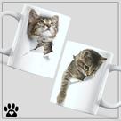 Caneca de Porcelana personalizada 325ml Gatinho