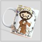 Caneca de Porcelana personalizada 325ml São Francisco de Assis