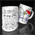 Caneca de Porcelana personalizada 325ml São Jorge