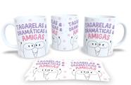 Caneca de Porcelana Personalizada Flork Amizades Com Frases Divertidas e Deboche P19