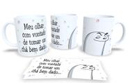 Caneca de Porcelana Personalizada Flork Frases Engraçadas, Divertidas e Deboche P12