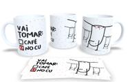 Caneca de Porcelana Personalizada Flork Frases Engraçadas, Divertidas e Deboche P14