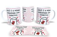 Caneca de Porcelana Personalizada Flork Frases Engraçadas, Divertidas e Deboche P15