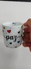Caneca de porcelana personalizada frase Paz , Produto de 1ª Qualidade