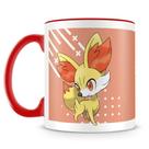 Caneca de Porcelana Pokémon Fennekin - Personalizada e Resistente Caneca de Porcelana Pokémon Fennekin - Personalizada e Resistente