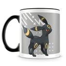 Caneca de Porcelana Pokémon Umbreon com Alça Preta
