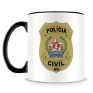 Caneca de Porcelana Polícia Civil de Minas Gerais - 325ml