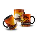 Caneca de Porcelana Por do Sol Laranja Fim de Tarde Reflexo Caneca de Porcelana Por do Sol Laranja Fim de Tarde Reflexo