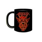 Caneca de Porcelana Preta Banda Anthrax Trash Metal Rock Caneca de Porcelana Preta Banda Anthrax Trash Metal Rock