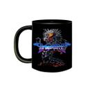 Caneca de Porcelana Preta Banda DragonForce Iron Dragon Rock