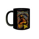 Caneca de Porcelana Preta Banda Eric Clapton Art Poster Caneca de Porcelana Preta Banda Eric Clapton Art Poster