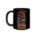Caneca de Porcelana Preta Banda Legion of The Damned Metal