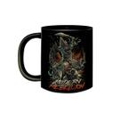 Caneca de Porcelana Preta Banda Modern Rebellion Heavy Metal