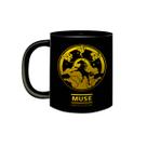 Caneca de Porcelana Preta Banda Muse Knights Of Cydonia