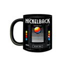 Caneca de Porcelana Preta Banda Nickelback Those Days Rock