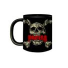 Caneca de Porcelana Preta Banda Pantera Heavy Metal Pesado