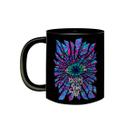 Caneca de Porcelana Preta Banda Queens Of The Stone Age Rock Caneca de Porcelana Preta Banda Queens Of The Stone Age Rock