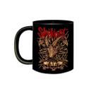 Caneca de Porcelana Preta Banda Slipknot IOWA Pentagram