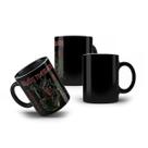 Caneca de Porcelana Preta Iron Maiden Eddie The Head Samurai Caneca de Porcelana Preta Iron Maiden Eddie The Head Samurai