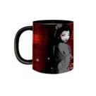 Caneca de Porcelana Princesa Akemi Samurai de Olhos Azuis