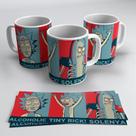 Caneca De Porcelana - Rick And Morty - Rick Triplo