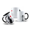 Caneca de Porcelana Samurai Bushido Japão 325mL