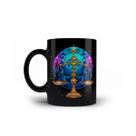 Caneca de Porcelana Signos do Zodíaco Símbolo Libra 325mL