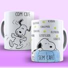 Caneca de porcelana Snoop c/ café s/ café