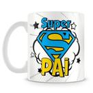 Caneca de porcelana super pai Caneca de porcelana super pai
