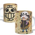 Caneca de porcelana Trafalgar Law One Piece