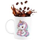 Caneca de Porcelana Unicórnio Cute 325ml Star Gaze