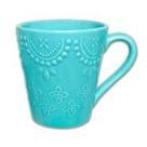 Caneca de porcelana verde
