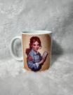 Caneca de porcelanato com personagem