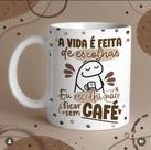 Caneca de porcelanato com personagem