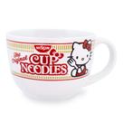 Caneca de sopa de cerâmica Toynk Sanrio Hello Kitty x Nissin Cup Noodles de 24 onças Taça para sorvete, cereais e aveia Xícara de café grande para café expresso, cafeína e bebidas Lindos itens essenciais para casa e cozinha