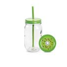 Caneca De Suco De Vidro Fruta Kiwi 13cm 29001104