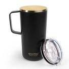 Caneca de viagem Asobu Tower de aço inoxidável revestida de cerâmica 600mL