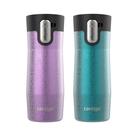 Caneca de viagem Contigo AUTOSEAL West Loop 473 ml, pacote com 2 unidades de aço inoxidável