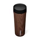 Caneca de viagem Corkcicle Commuter Cup de madeira de nogueira 500mL
