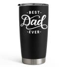 Caneca de viagem de café SANDJEST Dad Tumbler 600mL em aço inoxidável