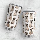 Caneca de viagem Oasisdream Tumbler 600 ml com estampa de cachorro