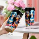 Caneca de viagem Oasisdream Tumbler 600 ml com estampa de cachorro