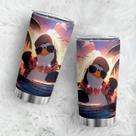 Caneca de viagem Oasisdream Tumbler 600 ml com estampa de pinguim