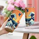 Caneca de viagem Oasisdream Tumbler 600 ml com impressão ondulada