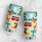Caneca de viagem Oasisdream Tumbler de aço inoxidável 600mL com tampa