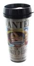 Caneca de viagem One Piece Luffy Wanted Poster 473ml