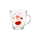Caneca de Vidro 370ml Te Amo Beijos Amigold