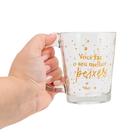 Caneca de vidro astral - peixes Caneca de vidro astral - peixes