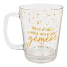 Caneca de vidro basic - astral gêmeos - UATT Caneca de vidro basic - astral gêmeos - UATT