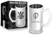 Caneca de Vidro Berlim Metalic Times de Futebol 480 ML Cor:Corinthians